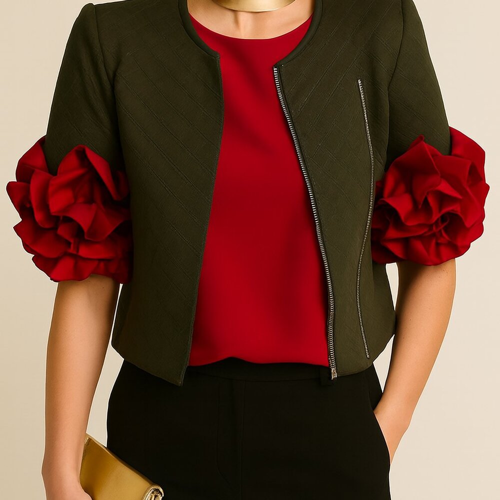 alberto makali WOMAN Puff‑Sleeve Blouse - Picture 8 of 16
